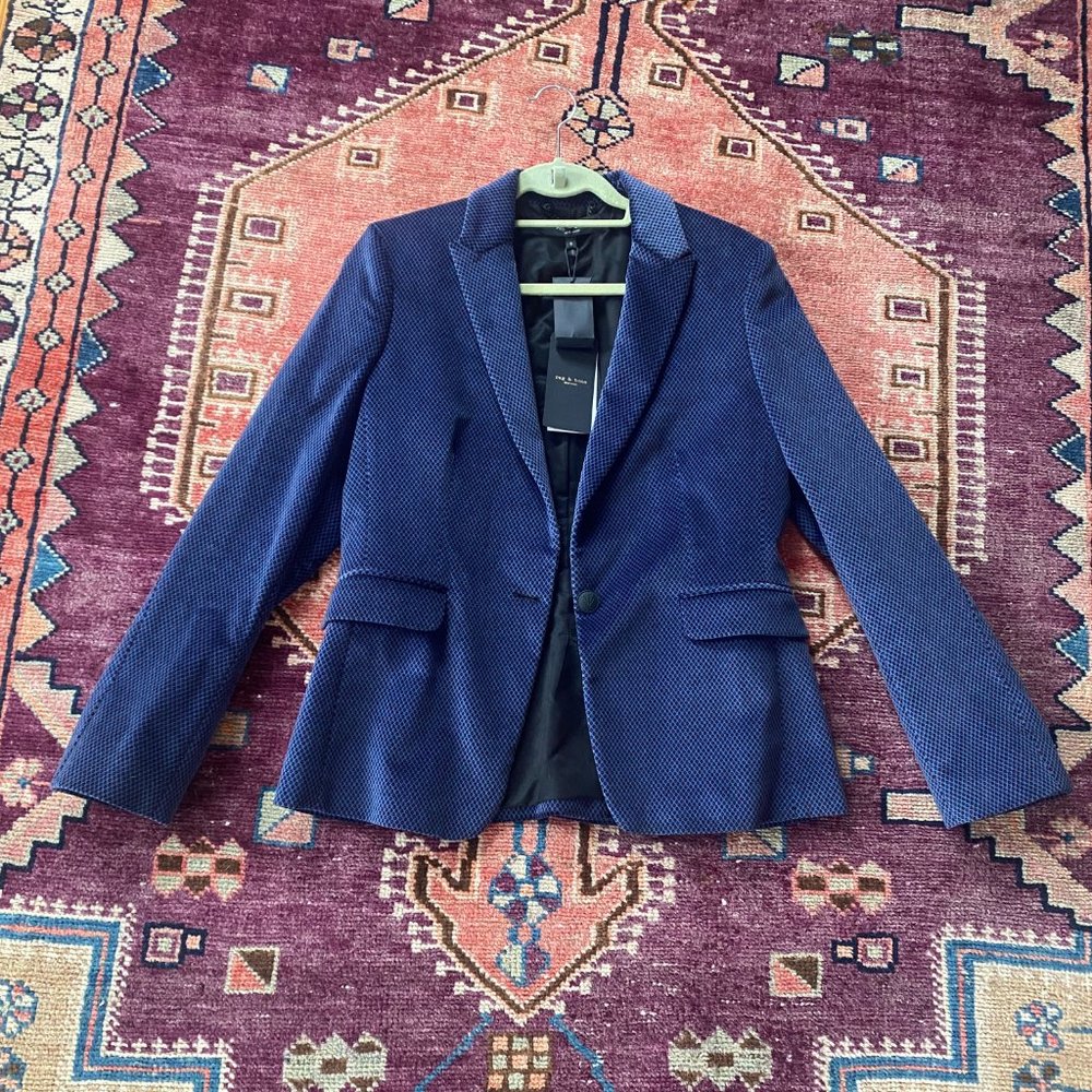 Rag & Bone Velvet Lexington Blazer